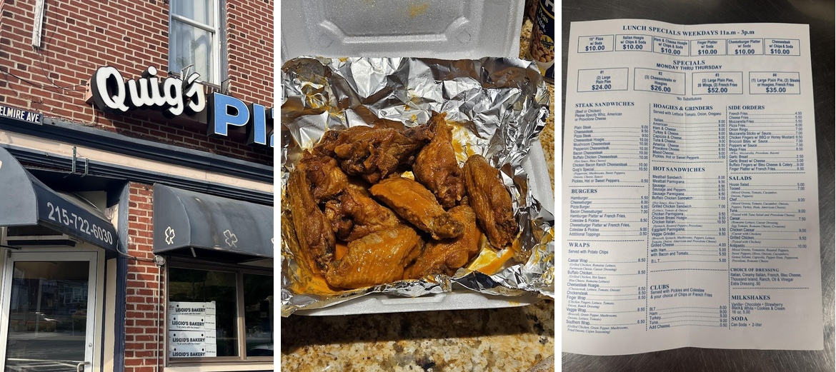 Quig's Pizza Steaks & Hoagie's