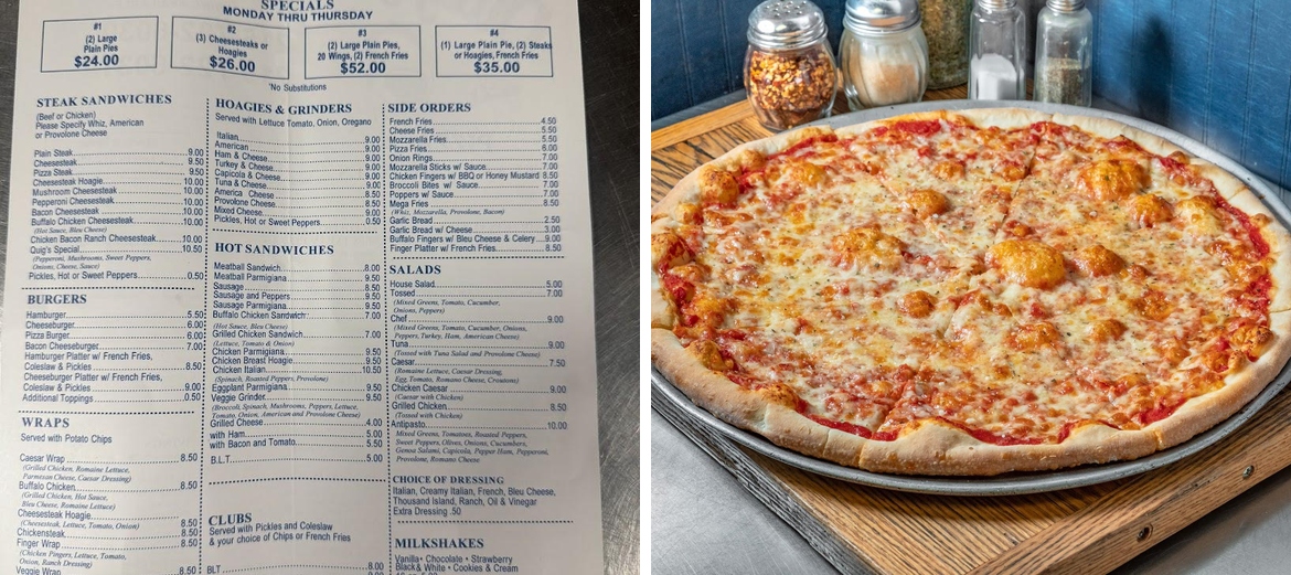 Quig's Pizza Steaks & Hoagie's